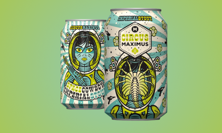 Space Cowboy Imperial Stout blikjes